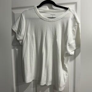 ❤️NWOT | Old Navy | Women's ribbed White Tee